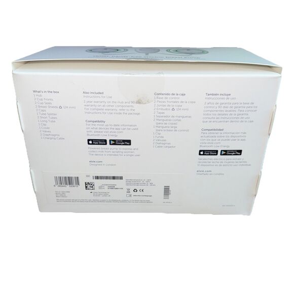 New Elvie Stride Hands-Free Hospital Grade Double Electric Breast Pump - Picture 2 of 3